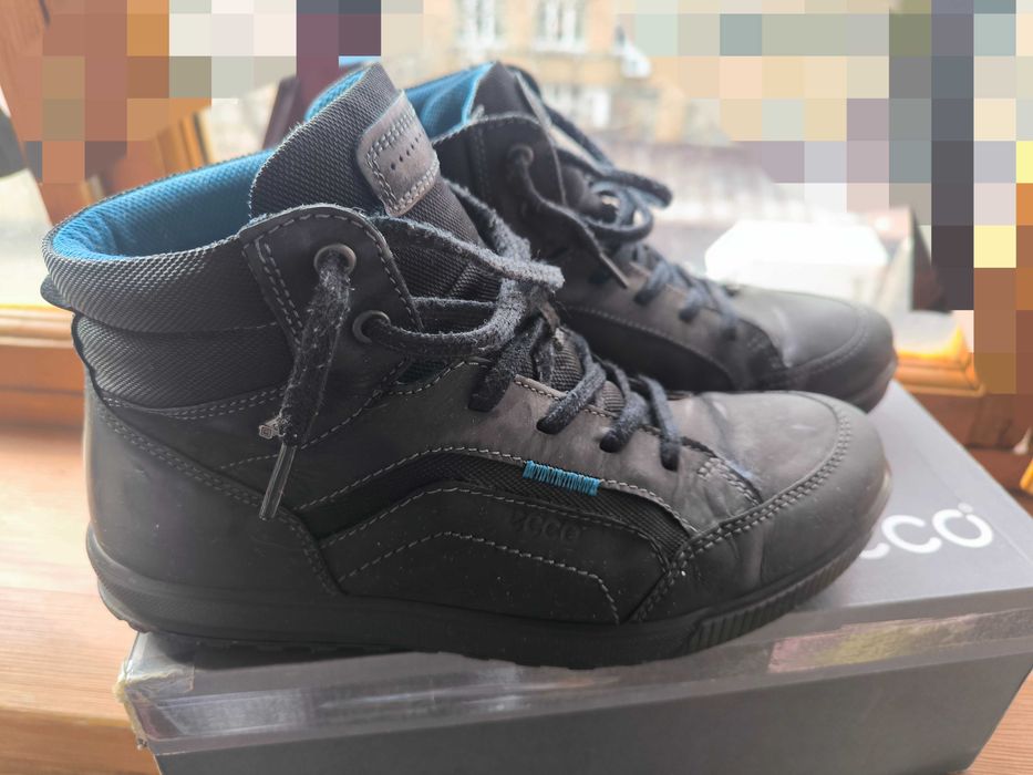 Кожанные ботинки Ecco Ennio GoreTex (43 размер)