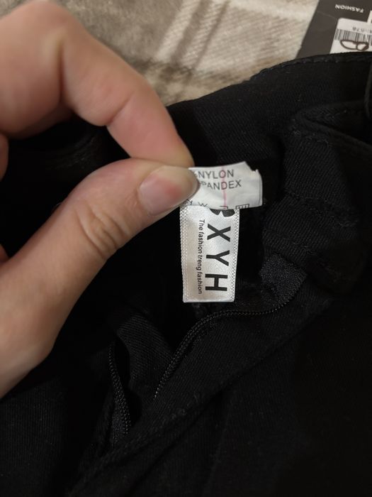 Нові жіночі чорні теплі штани на флісі