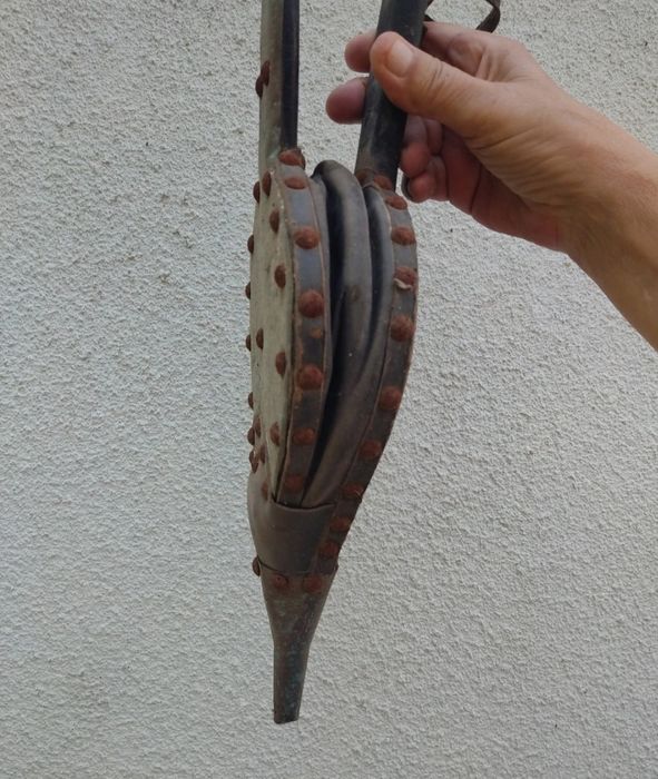 Fole soprador antigo lareira