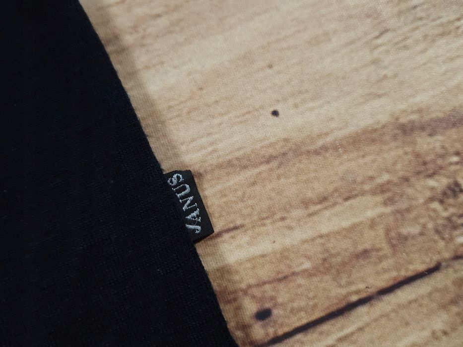 JANUS Bluzka 100 % Wełna Merino Czarna Damska r. M