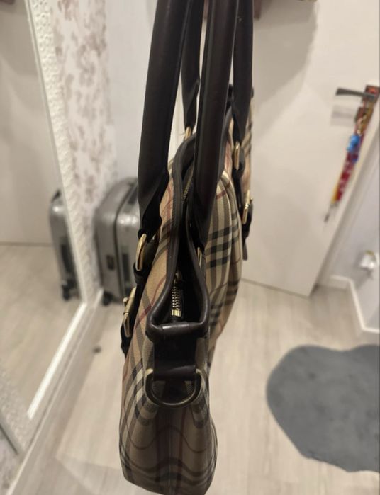 Burberry haymarket check northfield Tote