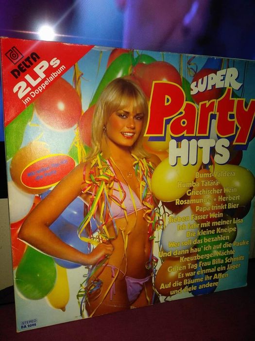Party Hits Пластинка производство Германии 2 LP