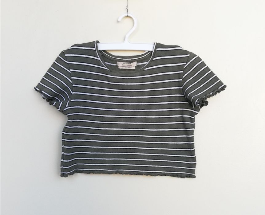 TOP verde - marca Pull&Bear - T. L