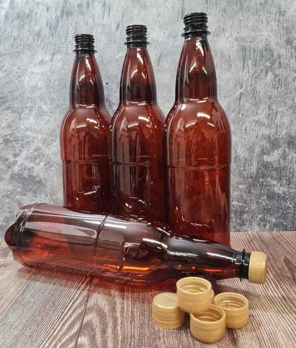 10szt. Butelka PET 1L na piwo wino cydr + nakrętka