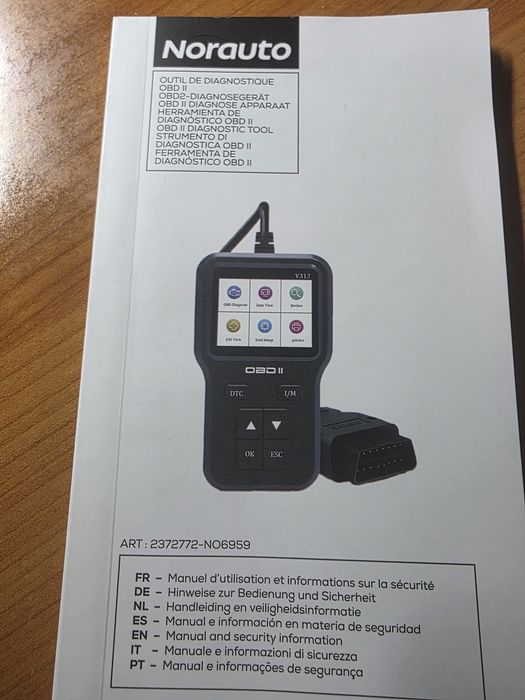 Leitor ObdII com ecrã