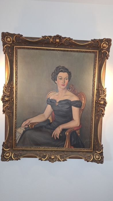 Óleo sobre Tela - Álvaro Duarte de Almeida (*1909 +1972)