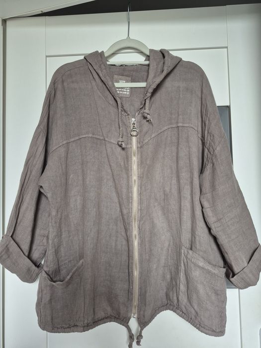 Narzutka kurtka 100 % len bluza