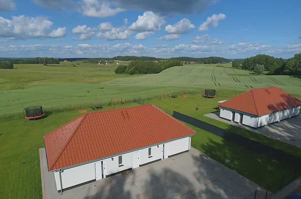 Domek na mazurach apartamenty Wilk Zając 6-12 osób jezio 200m.