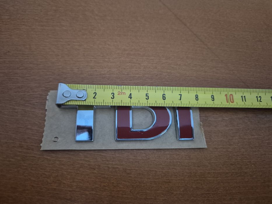 oryginalny emblemat napis tdi vw 75x25 mm nowy oem