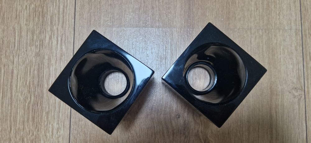 Fabbian klosze czarne Cubetto 2szt