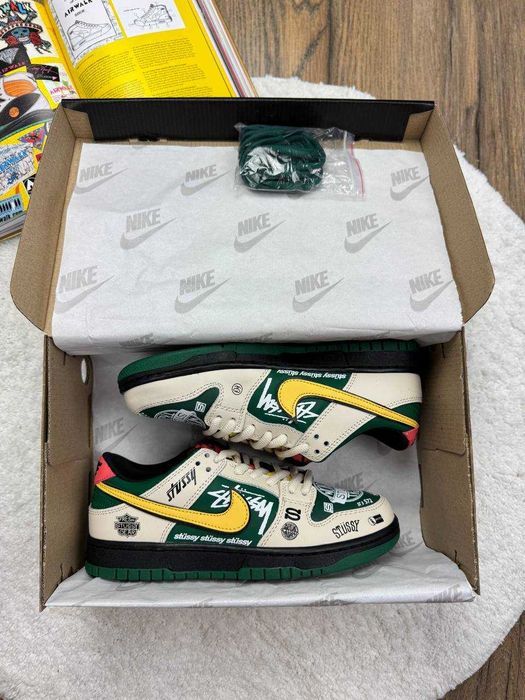 Мужские кроссовки Nike SB Dunk Low x Stussy "BMW M3" 40-46
