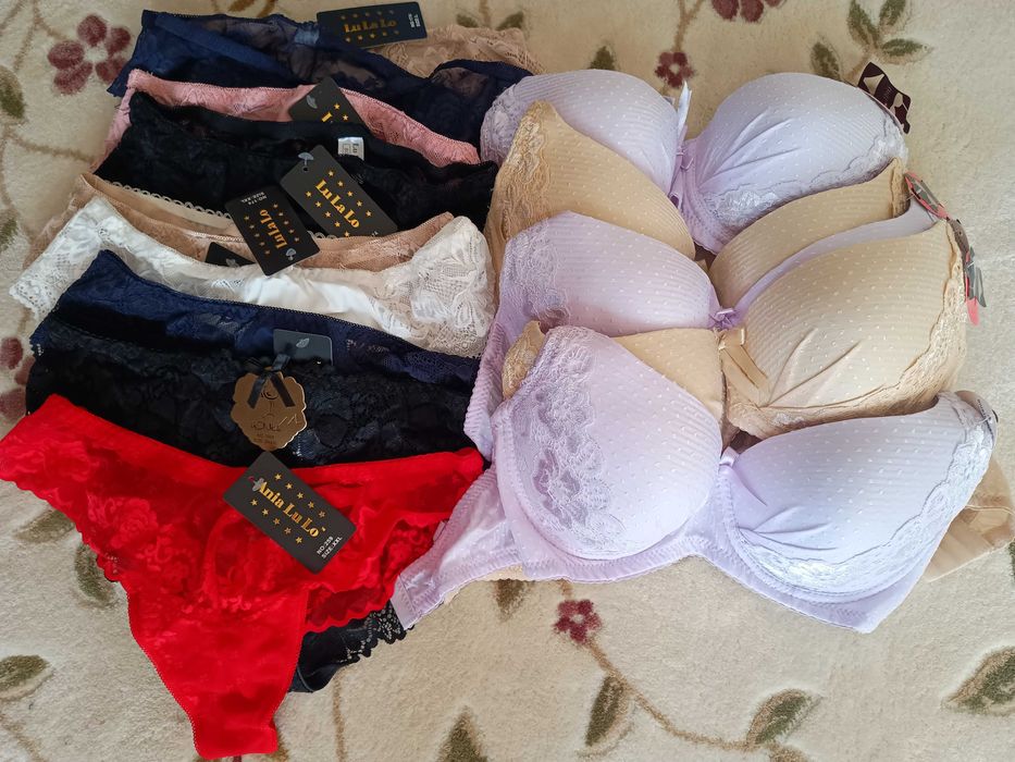 Biustonosze 75D, Stringi, Majtki, rozmiar L (15 szt.) - LIKWIDACJA #01