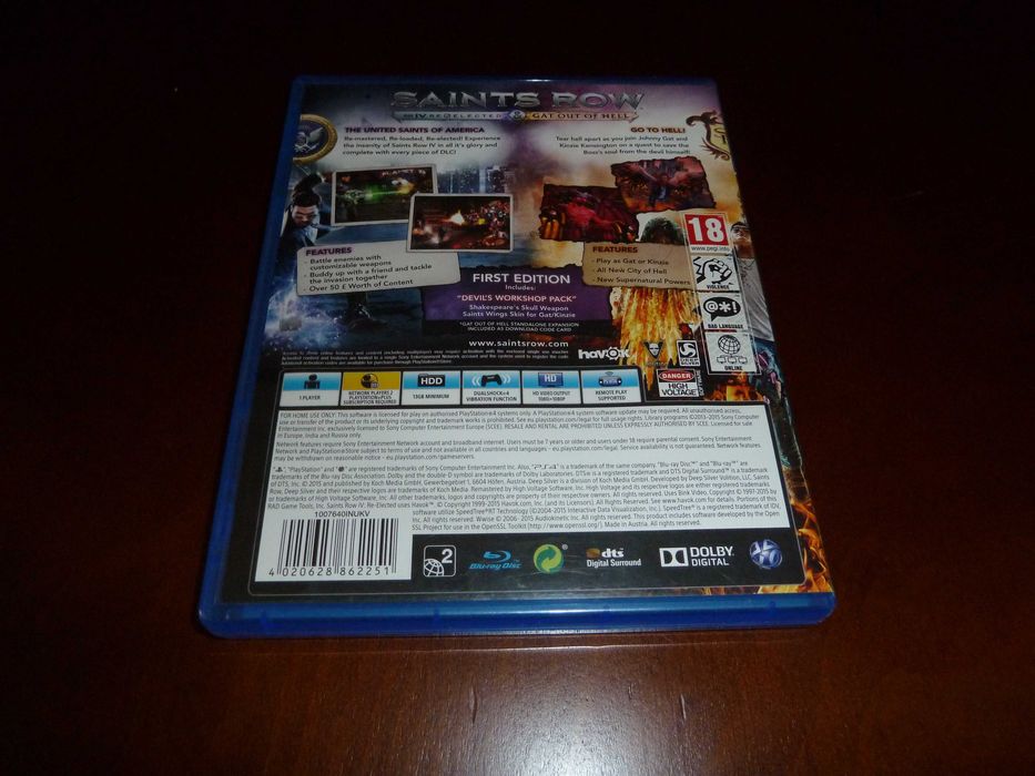 Saints Row IV: Re-Elected First Edition na PS4, jak nowa!