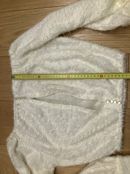 Sweterek ślubny z odkrytymi ramionami rozm. S/M