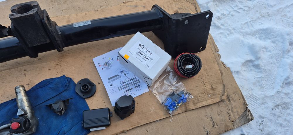 Hak holowniczy odpinany komplet oris bmw x5 e70 moduł wysyłka