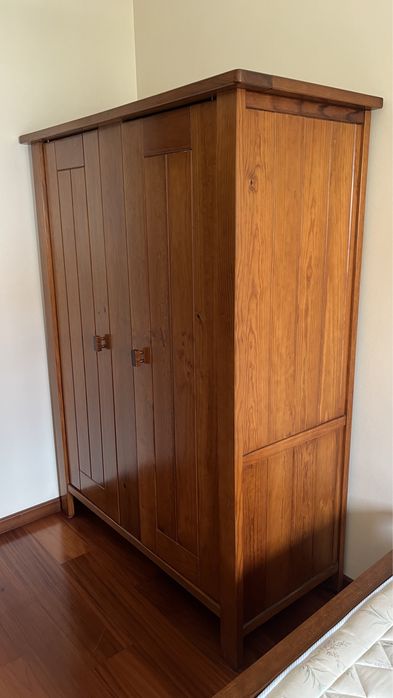 Quarto completo, Cama+colchao+cabeceira+armario