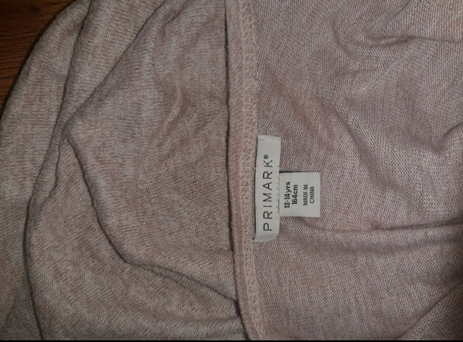 kardigan pudrowy róż