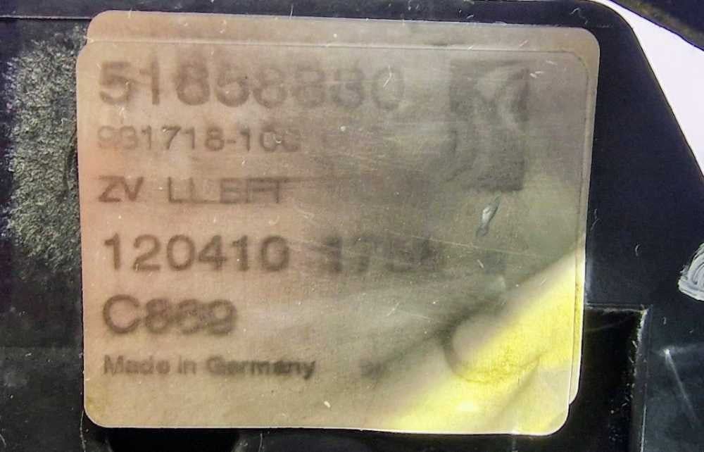 Fechadura / Fecho Porta Frente Direito 51858830 - FIAT PUNTO EVO