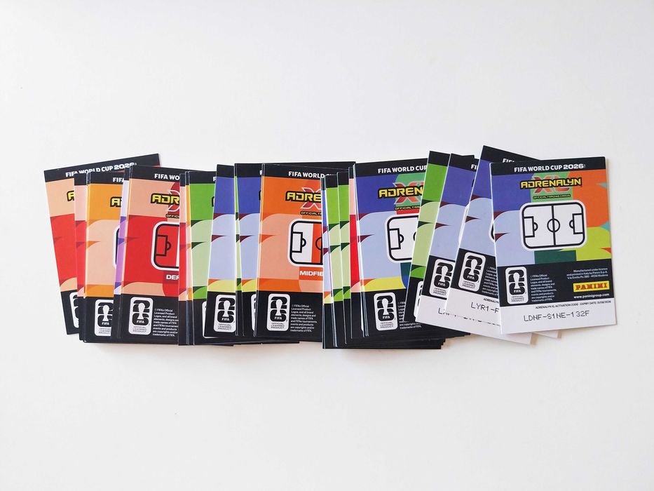 54 cards (51 diferentes) FIFA WORLD CUP 2026 Adrenalyn XL | Panini mundial futebol lote ou venda avulso