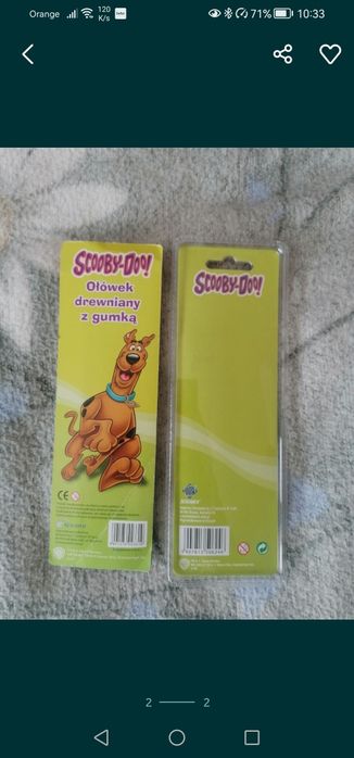 Zestaw 2 długopisy i 3 ołowki Scooby-Doo