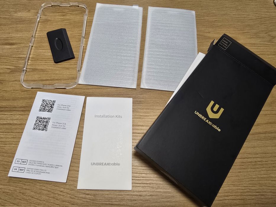 Kit instalação protecção iphone 14/15 Novo