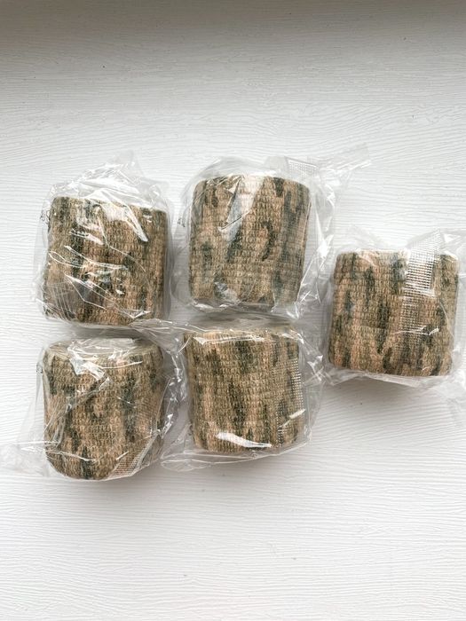 ПОВНИЙ РОЗПРОДАЖ. Лента камуфляжная маскировочная клейкая 5см х 4,5 м