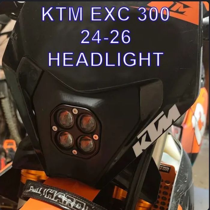 Фара KTM 24-26р, KOVI, GEON.   Пластик/гума