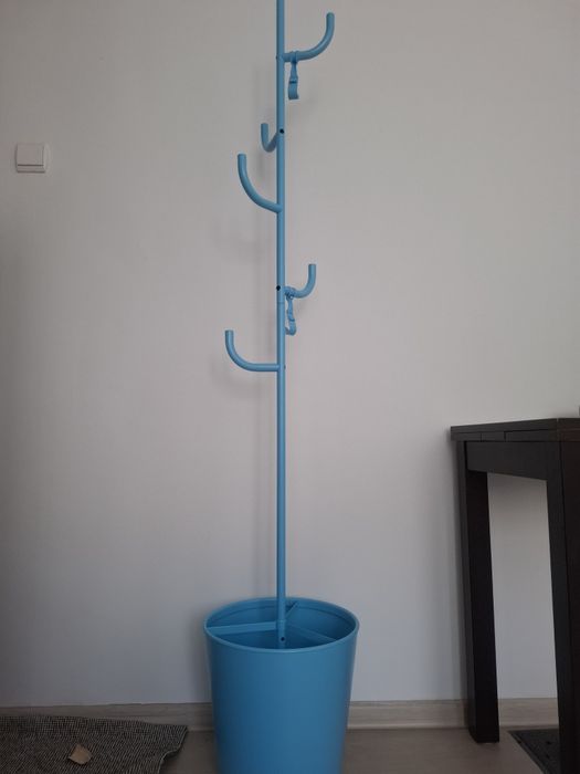 Wieszak stojący IKEA, niebieski
