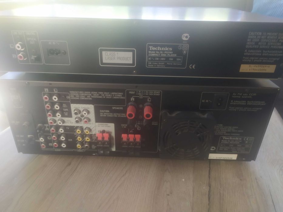 Amplituner Technics sprzedam +cd