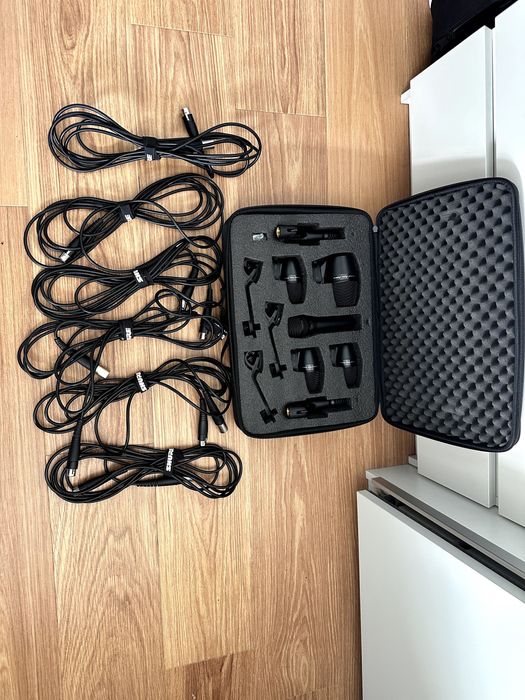 Shure PGA Drumkit 7 – Kit Completo de Microfones para Bateria | Excelente Estado