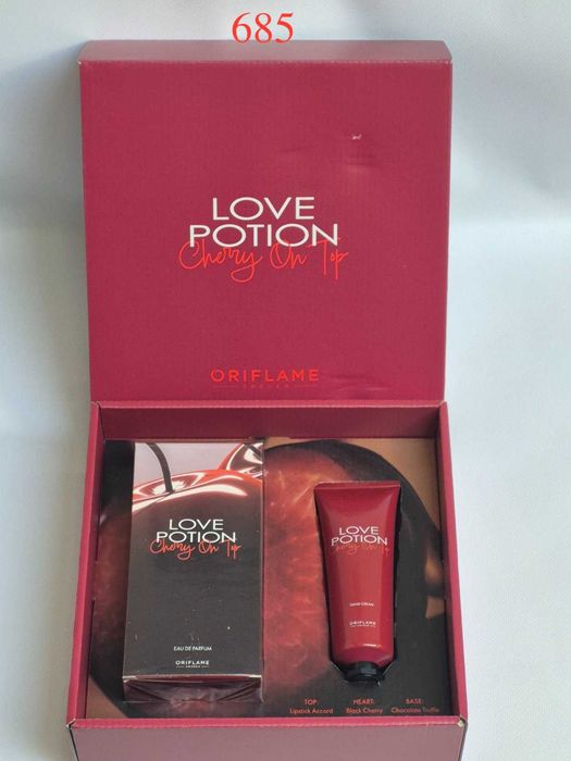 подарунок Набір love potion cherry в коробці оріфлейм