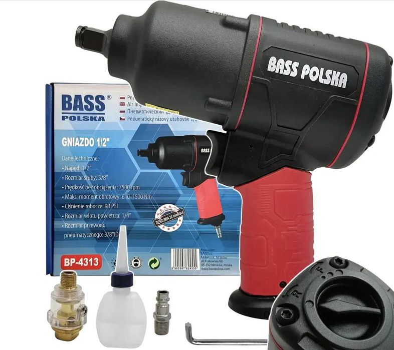 Гайковерт пневматичний 1500Нм(Польща). Пневматичний гайковерт.