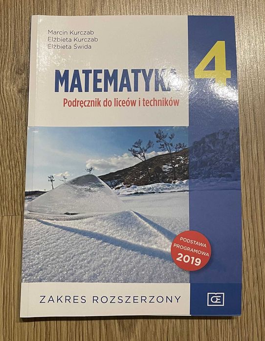 NOWY Podręcznik Matematyka 4 - Zakres ROZSZERZONY (wydawnictwo Pazdro)