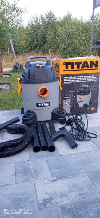 Odkurzacz Przemysłowy TITAN 16l 1300w Kompletny z akcesoriami