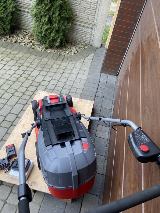 Kosiarka akumulatorowa 43cm einhell aku 2x3ah