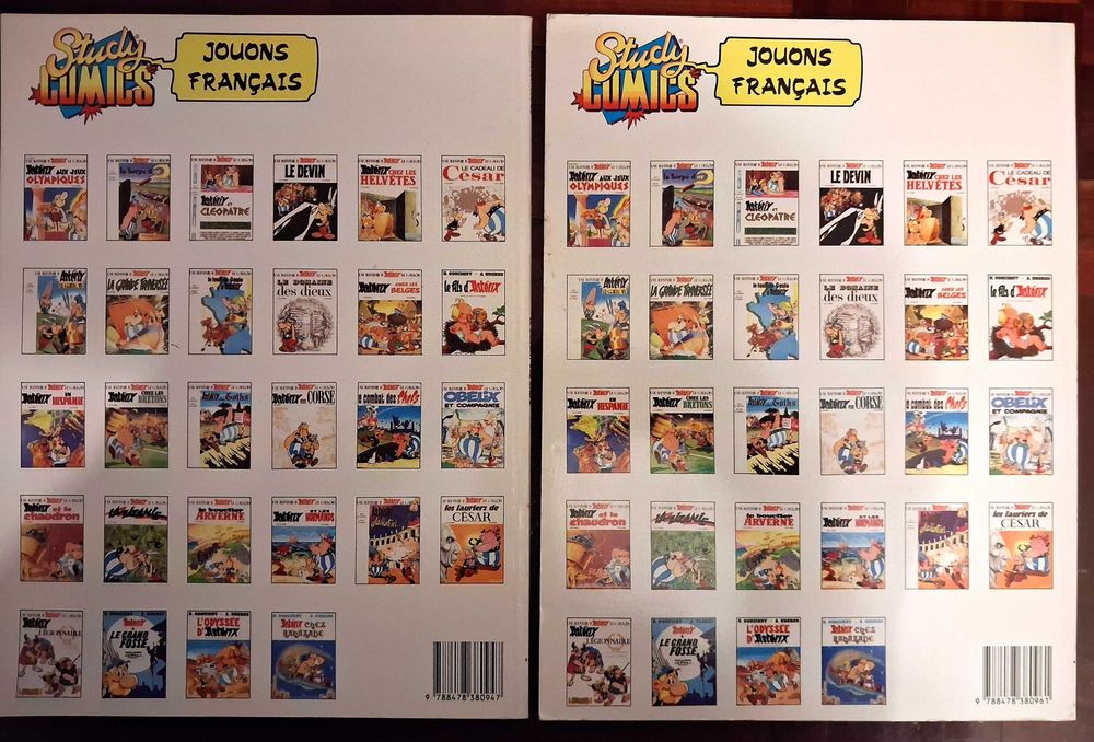 Álbuns colecção Astérix "le combat des Chefs" e "Obelix et Compagnie"