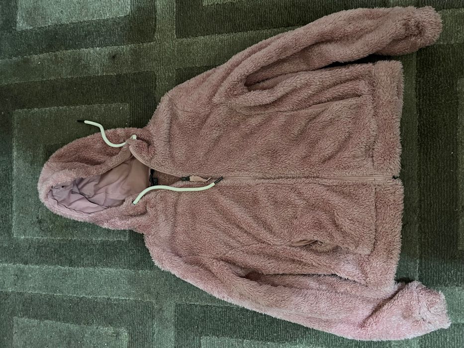 Casaco pelo rosa tamanho s