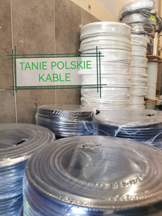 Ydyp 3x2.5 100m TANIE POLSKIE KABLE przewód płaski PL 750V wysyłka