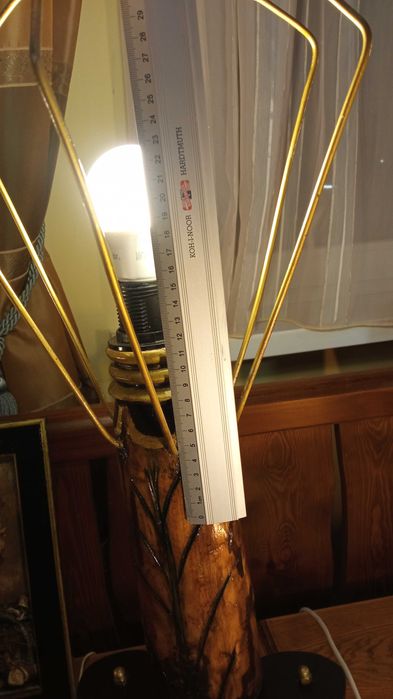 Lampa drewniana rustykalna, hand-made, naturalna