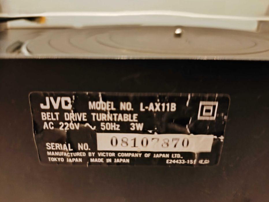 Gramofon ,Bang Olufsen ,JVC, Bernard Mikro Seiki