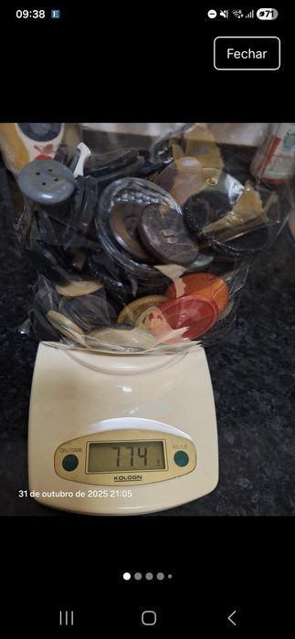 Botões antigos do tempo da minha avó