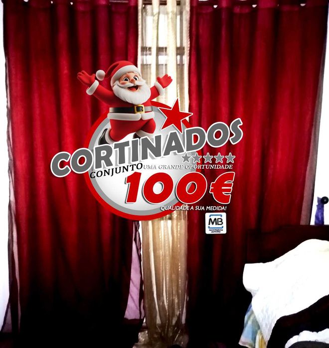 Cortinados elegantes e valiosos (3 Peças)