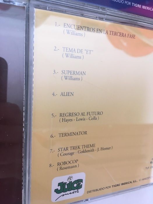 CDs - Música de Cine (20 volumes disponiveis)