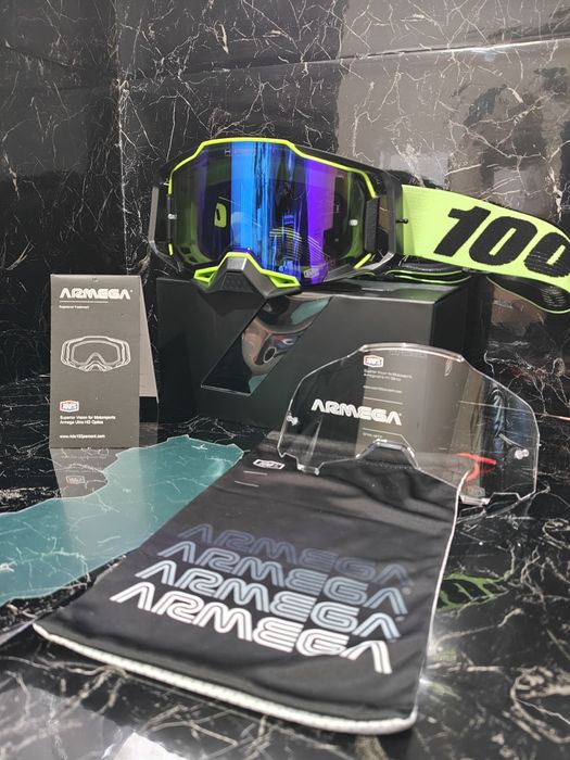 Окуляри 100% Armega з Hiper лінзою очки для мотокроссу ендуро єндуро