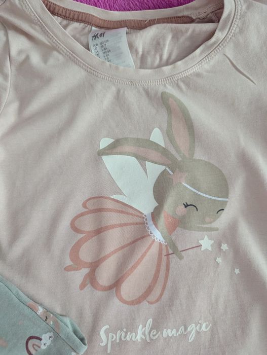 Koszula nocna h&m 122/128 króliczek wróżka