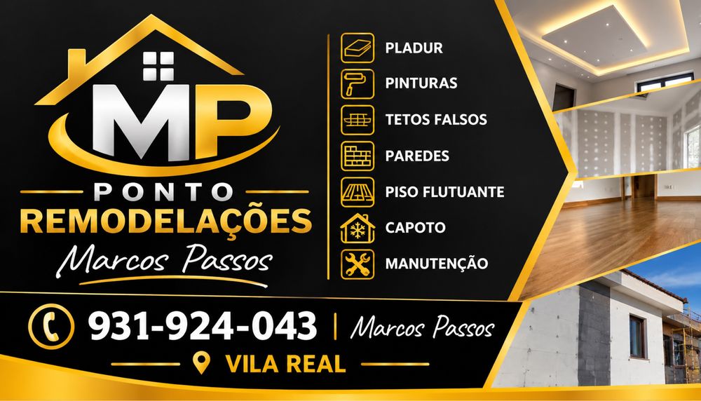 Trabalho com pladur, pinturas, piso frutuante e remodelações em geral.