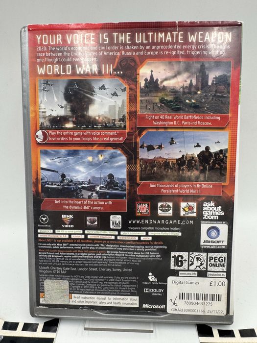 Tom Clancys EndWar Xbox 360 Gwarancja