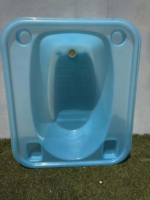 Banheira bebe azul