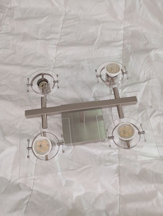 Conjunto de  Candeeiro/projector LEDs IKEA Fuga T0428