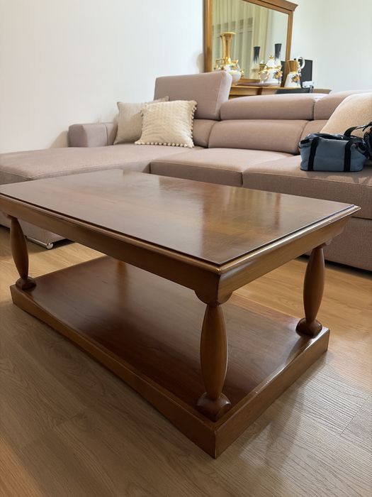 Mesa de centro de sala castanga
